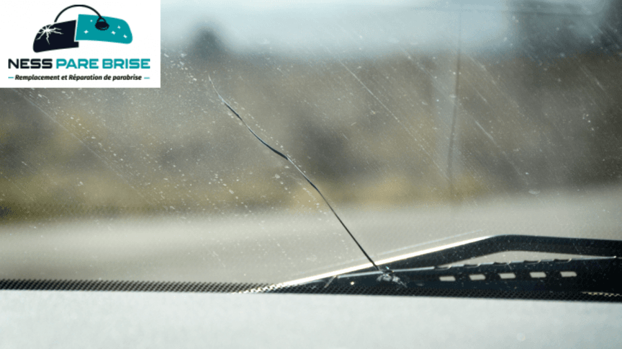 Fissure sur un pare-brise